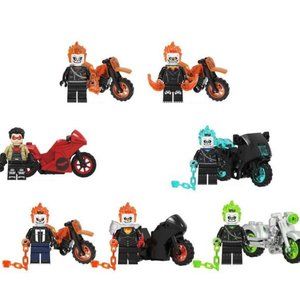 Ghost Rider Block Figure 8pcs Building Block Set